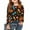 #02Saffron, variant on Drmagiyhm Girls T Shirts Size 10-12 Fall Cute Halloween Floral Print Shirt Fashion Casual Holidays Crewneck Tshirts Long Sleeve Tops, Tees & Blouses 12-14 Years Dark Gray