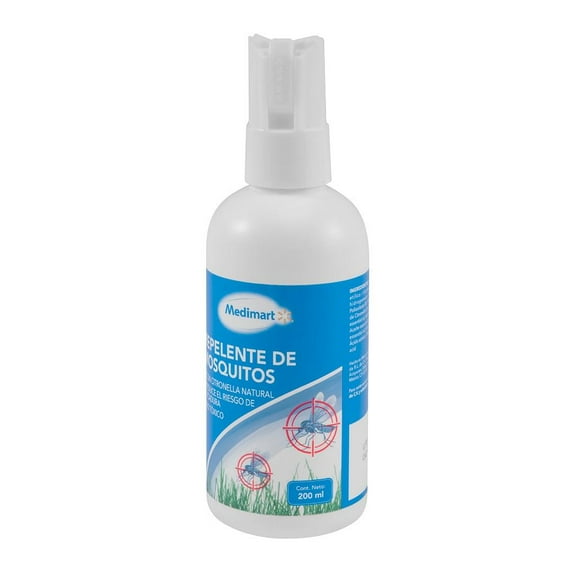 Repelente de mosquitos Medimart con citronela 200 ml