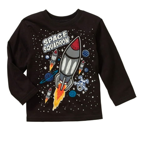 Baby Toddler Boys' Long Sleeve Graphic Tee