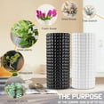thumbnail image 3 of Gseagtia Vase for Flowers, Black and White Cylinder Vase Modern House Farmhouse Decor, Rustic Tall Bud Vase Set of 2 for Home Kitchen Office Centerpiece Living Room Shelf, 3 of 3