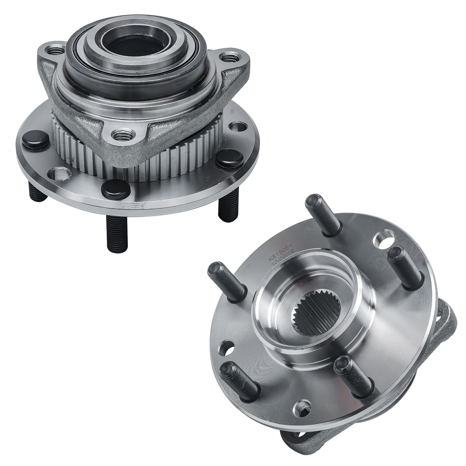 Front Wheel Bearing Hub Assembly For 1988-1994 Chevy GMC K1500 K2500 Blazer 6-Lug (Pair)