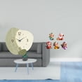 thumbnail image 2 of 6 Pieces Wall Clock Figurine Sculpture Resin Material for Kitchen Office Bedroom Holiday Decor, 2 of 8