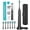 Black, variant on COSLUS CX40 Electric Toothbrush for Adults and Teen,Wireless Rechargeable Tooth Brush,Youth with Portable Travel Case,5 Modes 47000 Power Toothbrushes 6 Brush Heads ,70Day Battery Life Black