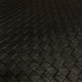 thumbnail image 3 of Embossed Faux Leather Basketweave, Woven Vinyl, Craft, DIY, and Upholstery Pleather Fabric by The Yard (Black), 3 of 7
