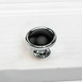 thumbnail image 7 of American Style Cabinet Wardrobe Wine Cabinet Small Handle Eguiwyn 1 Handle, Black Round Cabinet Handles Style Drawer Pulls for Kitchen Cabinets Wardrobes Wine Cabinets, 7 of 7