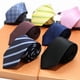 thumbnail image 4 of Corbata formal de negocios para hombre, corbata de equipo para novio de boda, corbata de rayas de seda de poliéster, 4 of 4