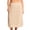 Nude, variant on Women's Shadowline 471163X Plus Size 30 Inch Flare Half Slip (Ivory 3X)