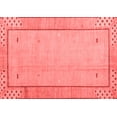 thumbnail image 1 of Ahgly Company Indoor Rectangle Abstract Red Modern Area Rugs, 2' x 4', 1 of 4