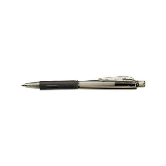 Wow Pencils 0.7 mm, HB 2.5, Black Lead, Black Barrel, Dozen