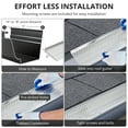 thumbnail image 4 of Garvee Gutter Guard 5 inch 52FT,Aluminum Gutter Cover System,Easy DIY Leaf Guard for Gutters fits Any Roof Gutter Type,Easy Installation,Silver, 4 of 9
