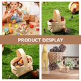thumbnail image 2 of 12pcs Mini Baskets Small Woven Holiday Candy Baskets Wedding Candy Gift Baskets, 2 of 3