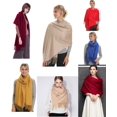 thumbnail image 5 of Fashion women scarf thin shawls Solid Color Women Scarf Winter Hijabs Tassels Long Cashmere Like Pashmina Hijabs Scarves Wraps, 5 of 5