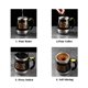 thumbnail image 5 of Cateissary Taza autoagitadora automática, taza mezcladora de café recargable, licuadora, tazas de almacenamiento de agua, suministros de para Juegos de servir café y té, 5 of 6