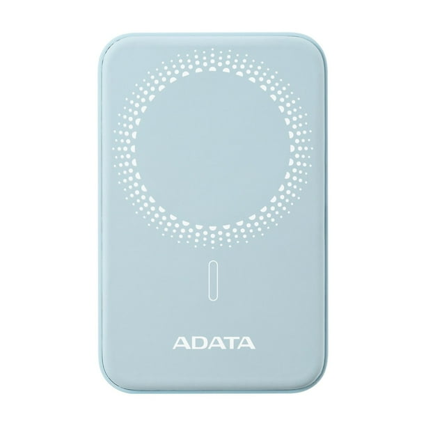 Batería Portátil, PowerBank con Cargador Inalámbrico Portátil Adata R050 5.000mAh Azul