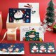 thumbnail image 4 of Tarjetas de felicitación navideñas, 6 tarjetas de felicitación navideñas creativas y lindas para niños, tarjetas de felicitación innovadoras, tarjetas de felicitación de muñeco de nieve, bendición nav, 4 of 5