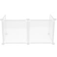thumbnail image 1 of Minkissy Desk Divider Panel Clear Plastic Desktop Guard for Workers 1Set, 1 of 8