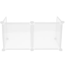 ETHZZLE 1Pack Transparent Rectangular Plastic Divider Board 61.5x31x31in for Office Desk and Counter