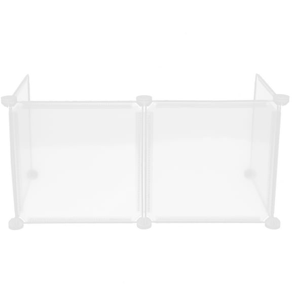 ETHZZLE 1Pack Transparent Rectangular Plastic Divider Board 61.5x31x31in for Office Desk and Counter