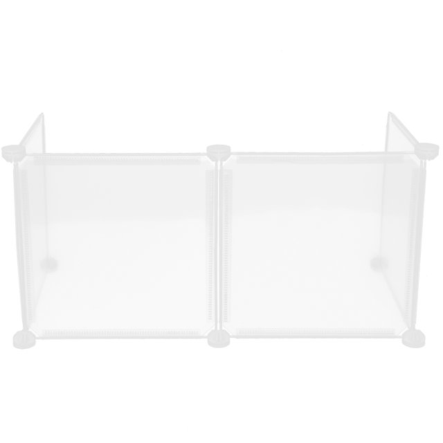 Minkissy Desk Divider Panel Clear Plastic Desktop Guard for Workers 1Set