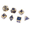 thumbnail image 4 of de dados DND poliédricos de aleación de zinc de 7 piezas, dados de 7 troqueles para mazmorras y dragones, DND RPG MTG, dados H Yotijar Dados poliédricos, 4 of 10