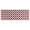 Red Black White, variant on Brown Beige Green and Red Checkered Pattern Kitchen Rug Mat,Kitchen Runner Rugs Non Skid Washable,Decorative Kitchen Floor Mats for Kitchen,Sink,Laundry,17"X47"