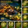 thumbnail image 3 of Outdoor Solar Garden Lights, 120 LEDs 8 Lighting Modes 2 Packs Waterproof Solar Fireworks Light Sparklers for Patio Walkway Yard Courtyards Pathway Christmas Party Decorations, 3 of 9