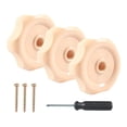 thumbnail image 4 of Colaxi RV Window and Vent Knob Window Latch Knob Maintenance Repair Easy to Install with Screw for Garage RV Window Accessories Coffee 3Pcs, 4 of 8