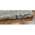 thumbnail image 6 of Arsene Abstract Ikat Print Rug, Crystal Teal/Taupe, 6ft-7in x 9ft-6in Area Rug, 6 of 7