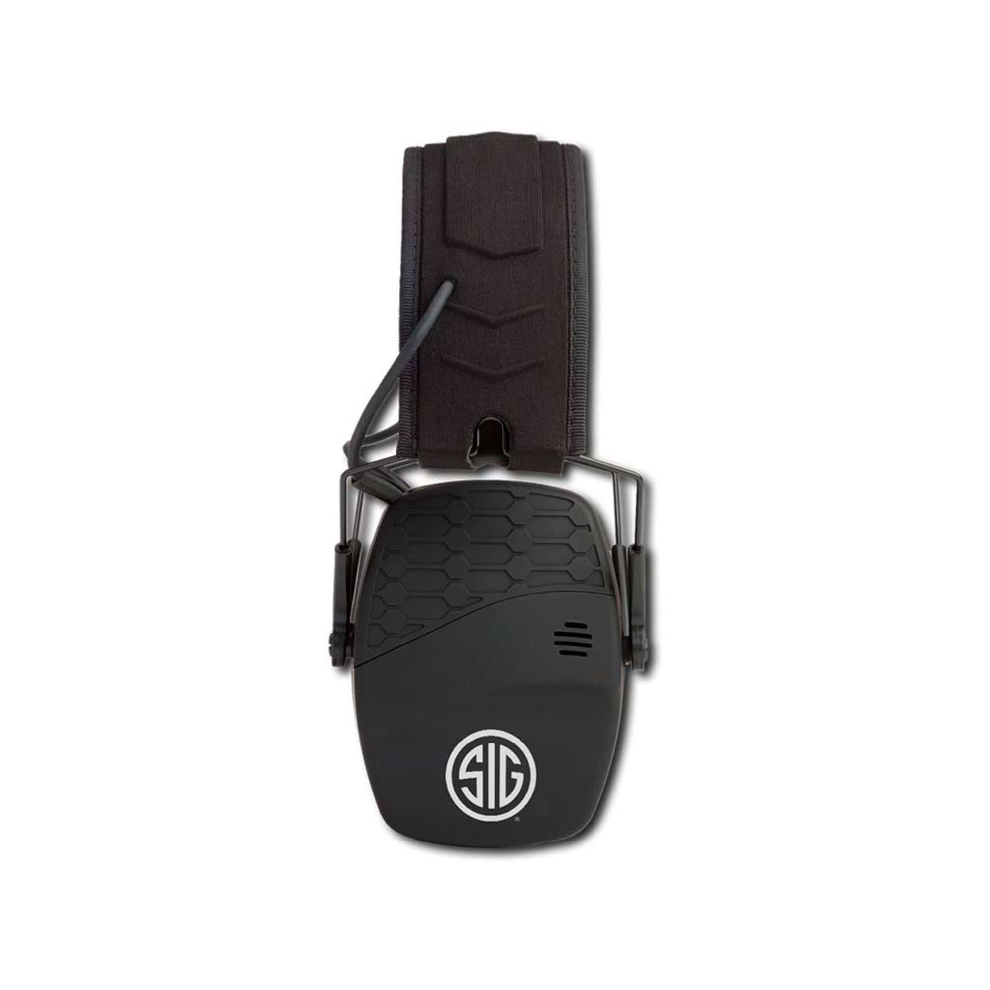 Axil AXIL TRACKRBT-BS 27 db SNR Sig Branded Tracker BLU Earmuffs Headphone, Black