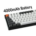 thumbnail image 3 of Keychron K2 75% Layout 84 Keys Hot-swappable Bluetooth Wireless/USB Wired Mechanical Keyboard with Gateron G Pro Brown Switch/Double-Shot Keycaps/RGB Backlight/Aluminum, 3 of 8