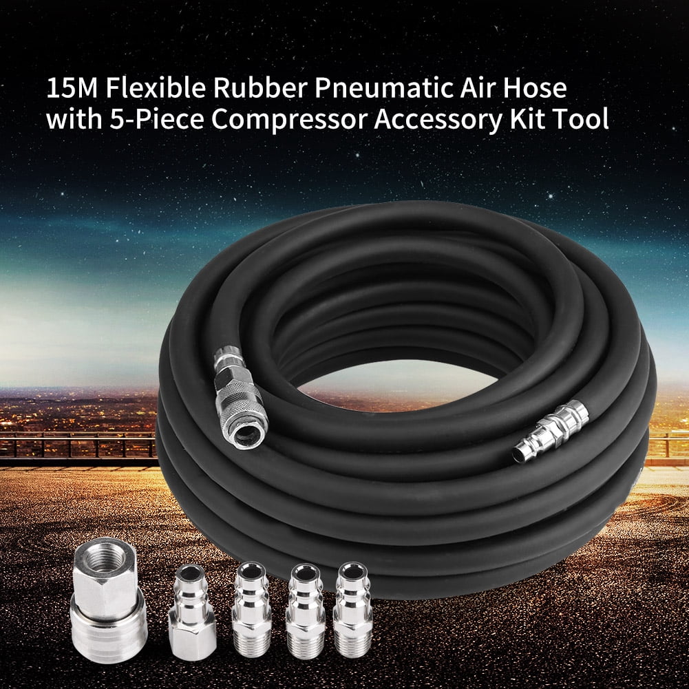 15M Clear Blue Polyurethane Fuel Gas Pneumatic Air PU Tube Hose 4x6mm