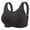 Black, variant on WCJM Up To 50% Off Bra Padded Racerback Low Nylon,Spandex Bra Black,44