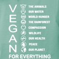 thumbnail image 3 of CafePress - VEGAN FOR EVERYTHING T Shirt - Womens Comfort Colors® Shirt, 3 of 4