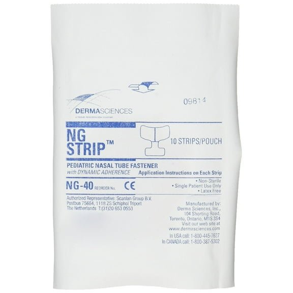 Ng-strip Pediatric Nasal Tube Fastener Box (40 Each)