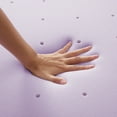 thumbnail image 6 of Mellow 2" Ventilated Memory Foam Mattress Topper with Lavender Infusion, Twin, 6 of 9