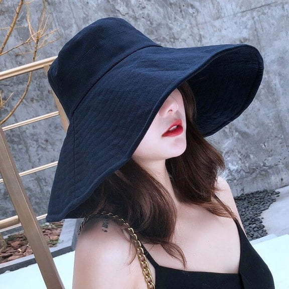 COCOpeaunt New Wide Brim Bucket Hat Spring Summer Round Dome Bandage Foldable Temperament Fishermen Hat Women Fashion Lady Panama Beach Cap