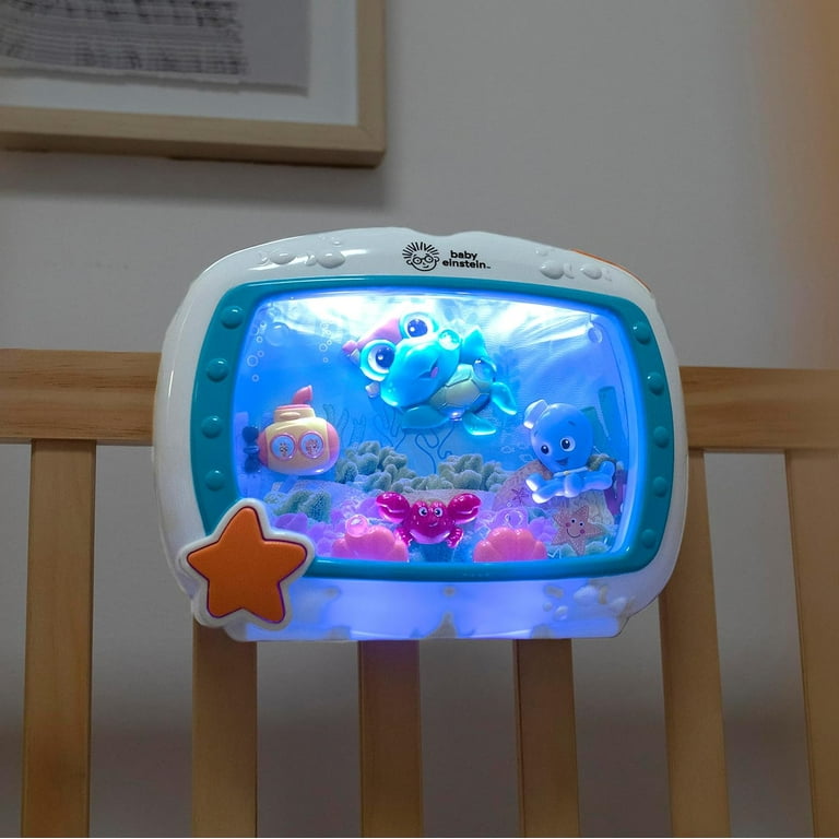 Baby Einstein Swimming Aquarium Moving Sea Creatures Musical Crib