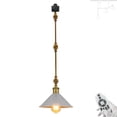 thumbnail image 1 of FSLiving H Type Track Lighting, Adjustable Ceiling Lighting Remote Control with Dimmable Color Changing Smart LED Edison Bulbs DIY Ceiling Spotlight H Track Mounted, Macaron Silver - 1 Light, 1 of 9