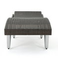 thumbnail image 6 of Noble House San Marco KD Chaise Lounge in MultiBrown with Silver Legs, 6 of 13