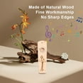 thumbnail image 3 of Graflsoa Handcrafted Maple Wood Kazoo with 2 Flute Films & Washer, Perfect Gift for Adult Music Enthusiasts, Compact & Lightweight Design, 3 of 6