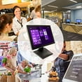 thumbnail image 3 of 15 Inch Pro Capacitive LED Backlit Multi-Touch Monitor, True Flat Seamless Design Touchscreen, Great for Office, POS, Retail, Restaurant, Bar, Gym, Warehouse, No Driver Required…, 3 of 7