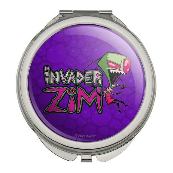 Invader Zim Compact Travel Purse Handbag Makeup Mirror