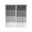 Grey, variant on Half Window Curtain 36 Inches Long, Black Grey Striped Window Treatment Curtain Drapes, Farmhouse Modern Small Tier Curtains for Bathroom Over Sink, 27.5"x36", 2 Panels