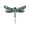 Green, variant on Natural Abalone Shell Silver Tone Alloy Dragonfly Insect Versatile Fashion Brooch Pin, White