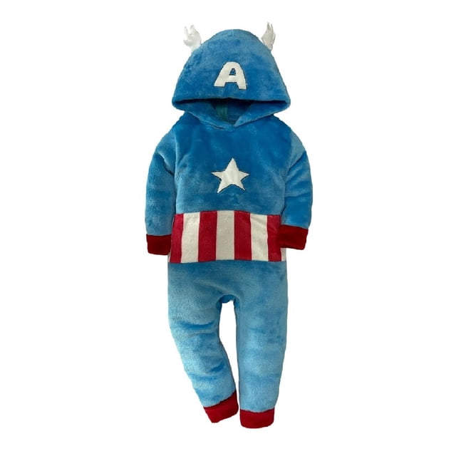 Mameluco Con Gorro Disney Y Marvel Para Niños Y Adolescentes