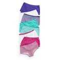 thumbnail image 2 of Hanes Girls' Lace Waist Boy Shorts Underwear, 8 Pack Panties (Little Girls & Big Girls), 2 of 2