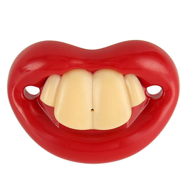Chupete de dientes de conejo, chupetes divertidos para bebés, chupetes divertidos de ortodoncia para bebés, chupetes divertidos, uso conveniente