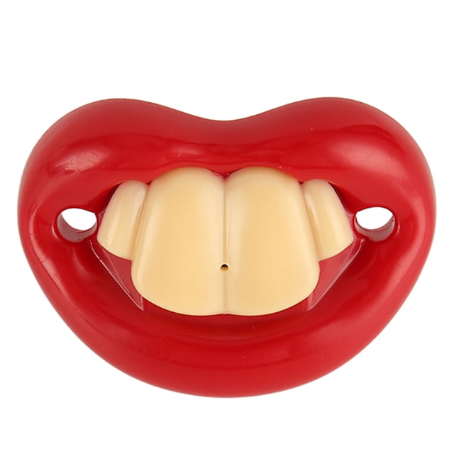 Chupetes divertidos para bebés, seguros para ortodoncia, de silicona, con bonitos dientes de conejo para niños pequeños