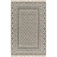thumbnail image 2 of Hauteloom Hulda Wool Hallway, Kitchen Runner Rug - Bordered - Boho, Bohemian Carpet - Modern Farmhouse - Gray, Black, White - 2'6" x 8', 2 of 8