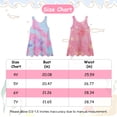 thumbnail image 5 of Girls Swim Cover Up for Swimwear Knit Kids Summer Beach Bathing Suit Coverup Cami Dress for Size 4-7Y, 5 of 7